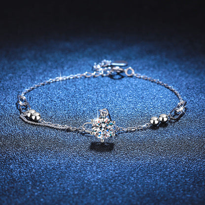 [sparkle]CLASSIC SOLITAIRE MOISSANITE BRACELET