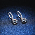[sparkle]CLASSIC 6-PRONG MOISSANITE DROP EARRINGS