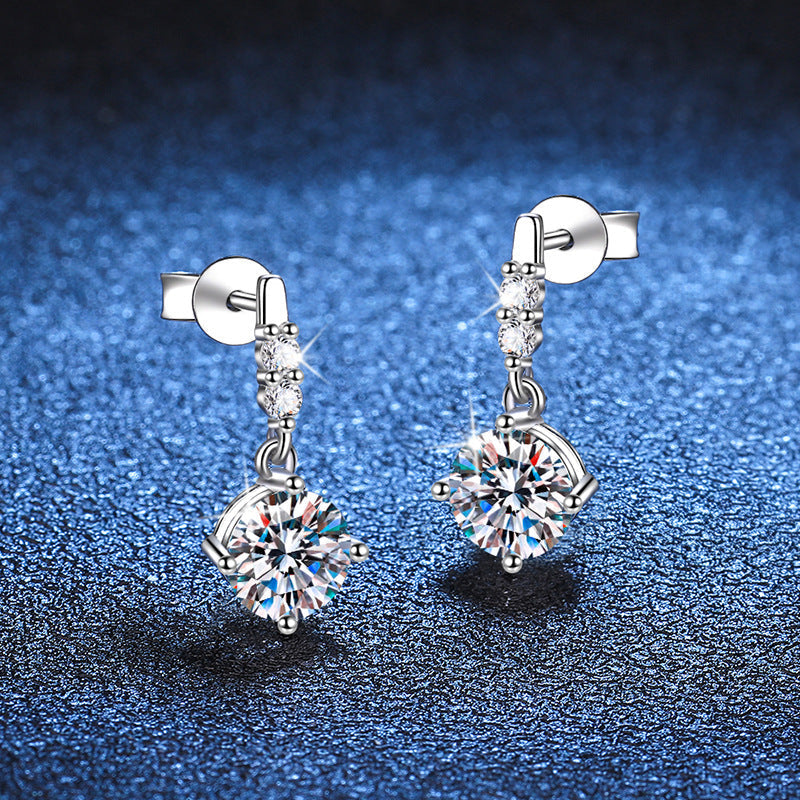 [sparkle]DYNAMIC TASSEL MOISSANITE DROP EARRINGS