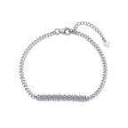 [sparkle]SMILING CURVE MOISSANITE BRACELET