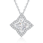 [sparkle]STAR-CLOVER MOISSANITE NECKLACE