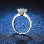 [sparkle]BOLD TIGER CLAW MOISSANITE ENGAGEMENT RING