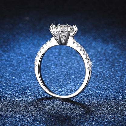 [sparkle]BOLD TIGER CLAW MOISSANITE ENGAGEMENT RING