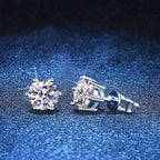 [sparkle]SIX-PRONG MOISSANITE EARRINGS