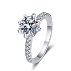[sparkle]BOLD TIGER CLAW MOISSANITE ENGAGEMENT RING