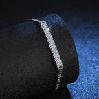 [sparkle]SMILING CURVE MOISSANITE BRACELET