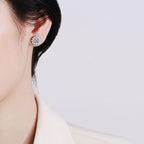 [sparkle]BLOOMING SUNFLOWER MOISSANITE STUD EARRINGS