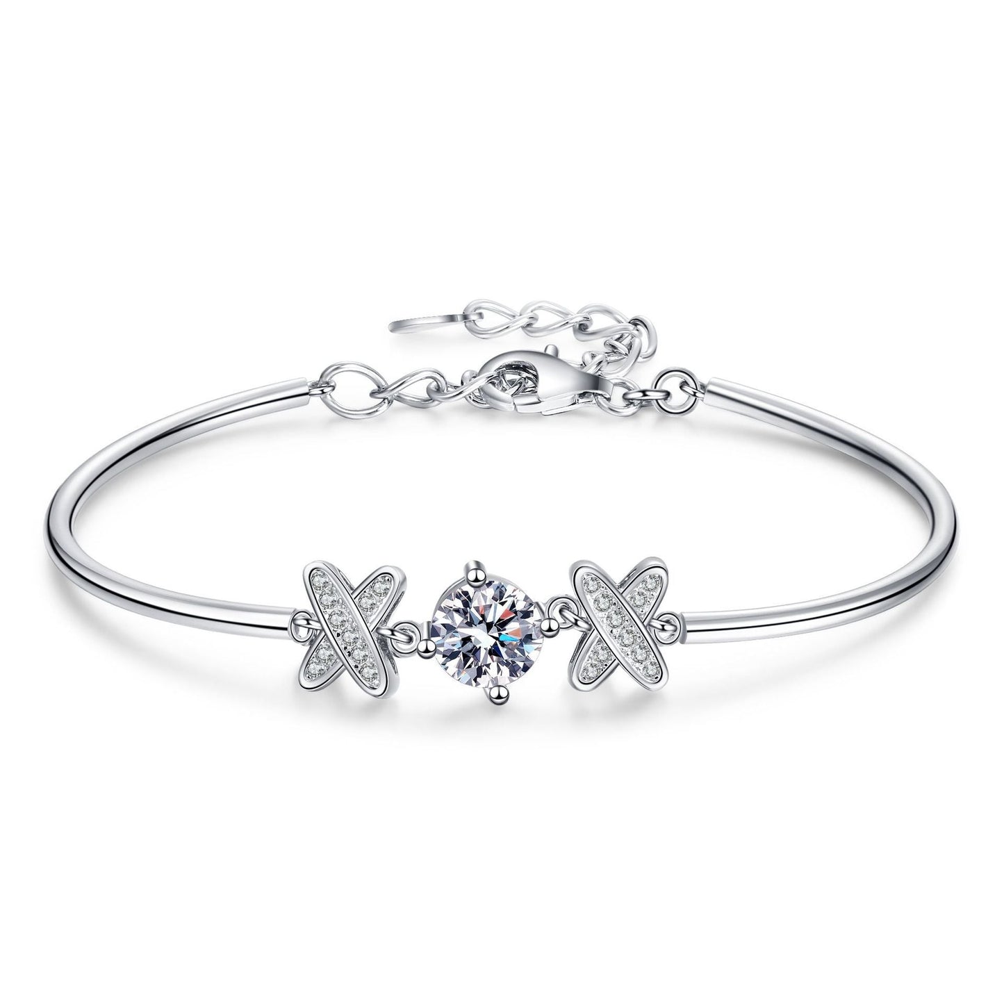 [Sparkle]ELEGANT BOW-KNOT MOISSANITE BRACELET