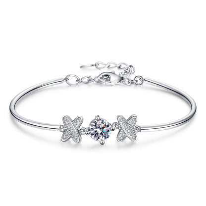[Sparkle]ELEGANT BOW-KNOT MOISSANITE BRACELET
