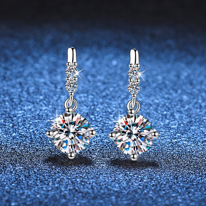 [sparkle]DYNAMIC TASSEL MOISSANITE DROP EARRINGS