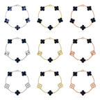 [sparkle Jewelry ]CLOVER 5 MOTIF PIETERSITE BRACELET COLLECTION