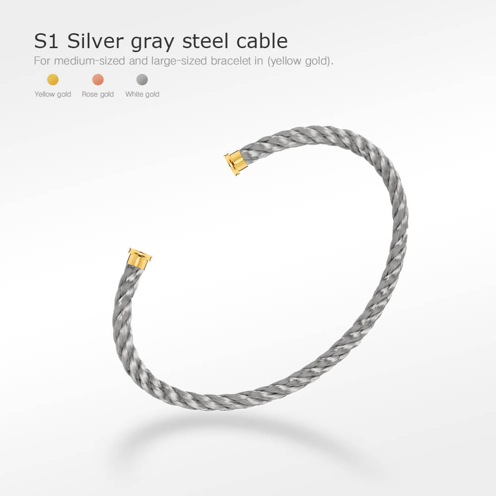 [sparkle Jewelry ]FORCE SERIES BRACELET CABLES 50 CHOICES (DIY SELECTION)
