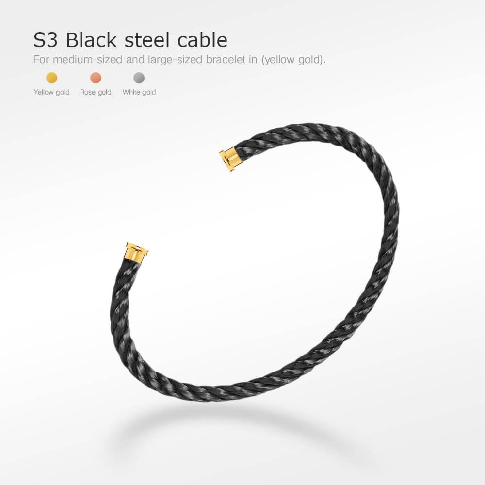 [sparkle Jewelry ]FORCE SERIES BRACELET CABLES 50 CHOICES (DIY SELECTION)