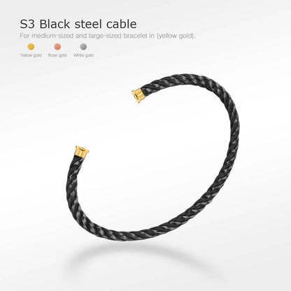 [sparkle Jewelry ]FORCE SERIES BRACELET CABLES 50 CHOICES (DIY SELECTION)