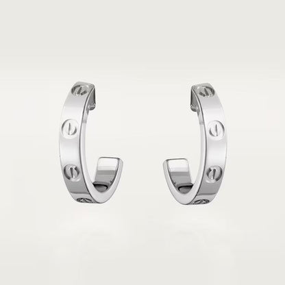 [sparkle Jewelery]LOVE EARRINGS 2.65 MM NO DIAMOND SMALL