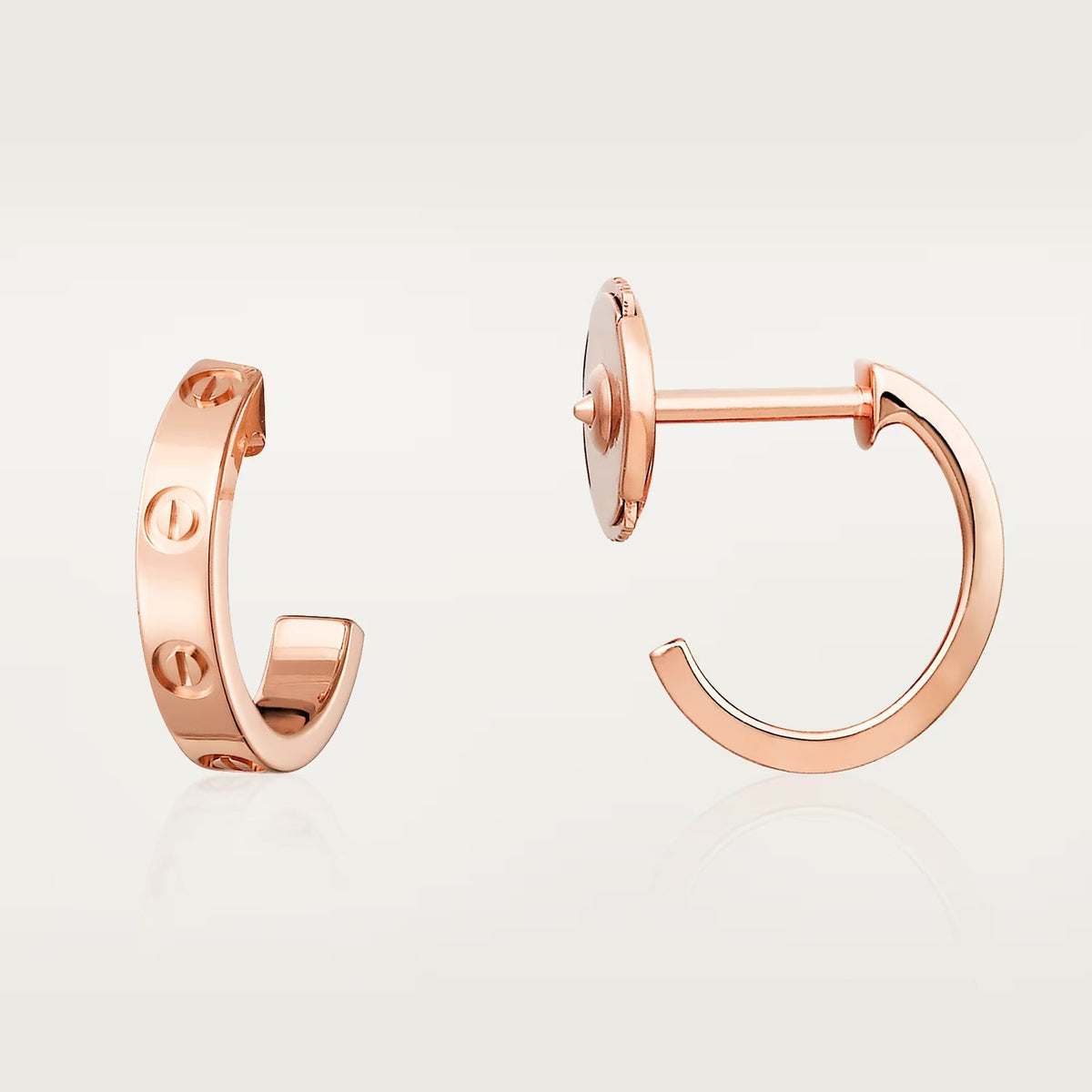 [sparkle Jewelery]LOVE EARRINGS 2.65 MM NO DIAMOND SMALL