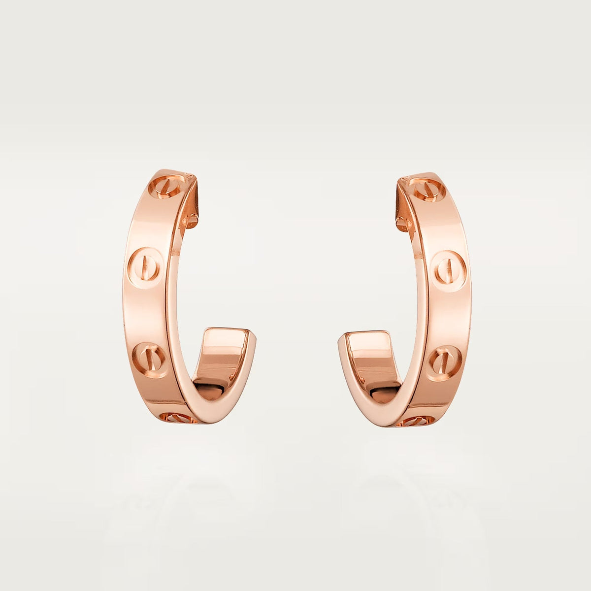 [sparkle Jewelery]LOVE EARRINGS 2.65 MM NO DIAMOND SMALL