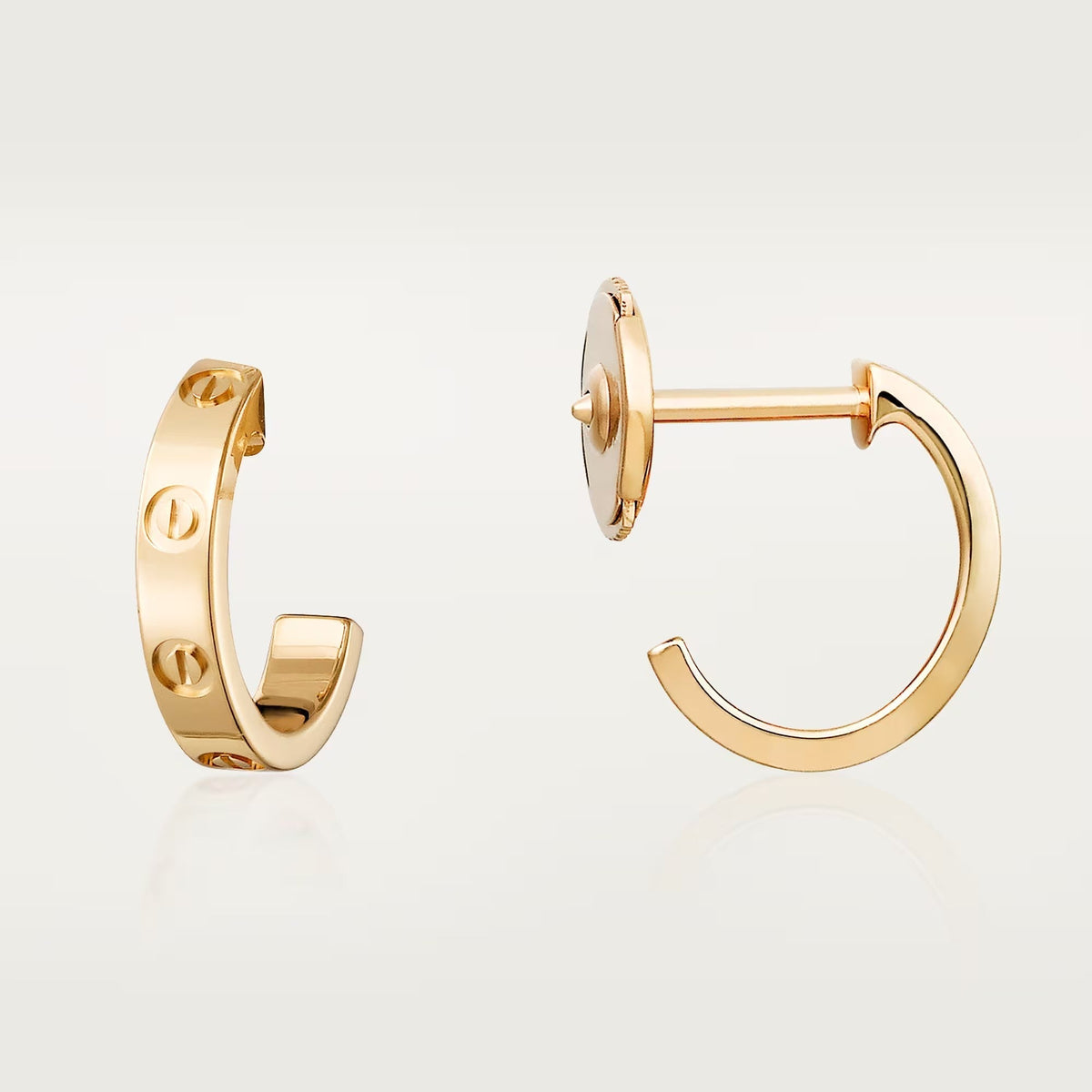 [sparkle Jewelery]LOVE EARRINGS 2.65 MM NO DIAMOND SMALL