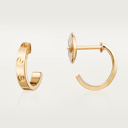 [sparkle Jewelery]LOVE EARRINGS 2.65 MM NO DIAMOND SMALL