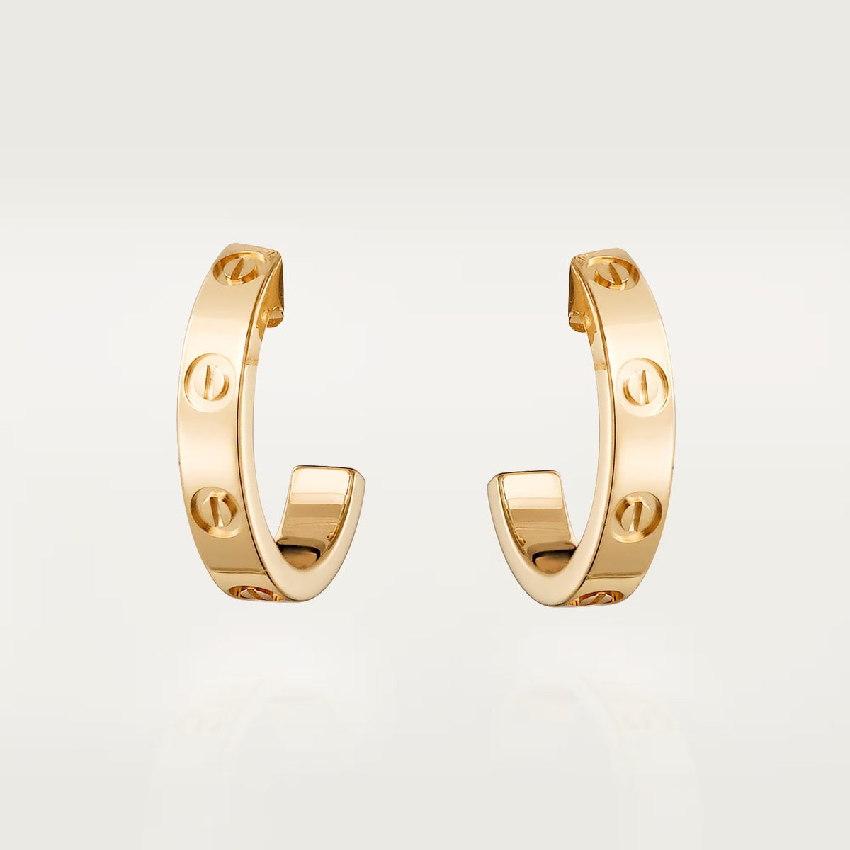 [sparkle Jewelery]LOVE EARRINGS 2.65 MM NO DIAMOND SMALL