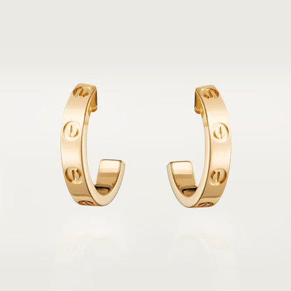 [sparkle Jewelery]LOVE EARRINGS 2.65 MM NO DIAMOND SMALL