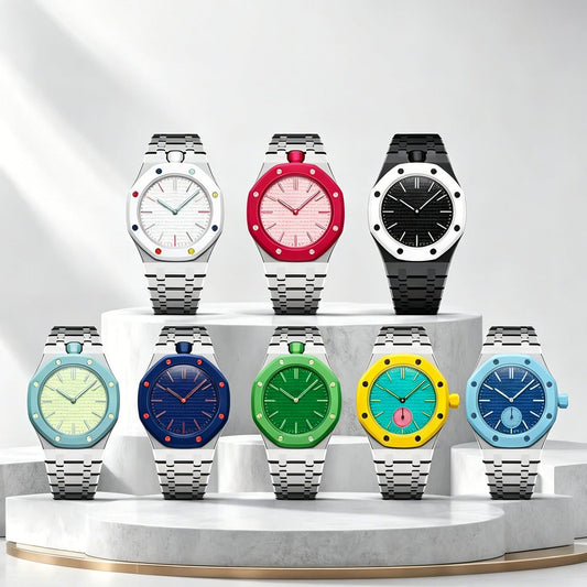 [Funkelnd]ROYAL OAK POP EXKLUSIVES STAHLGEHÄUSE & ARMBAND