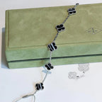 [sparkle Jewelry ] CLOVER 5 MOTIF PULSAR STONE BRACELET COLLECTION