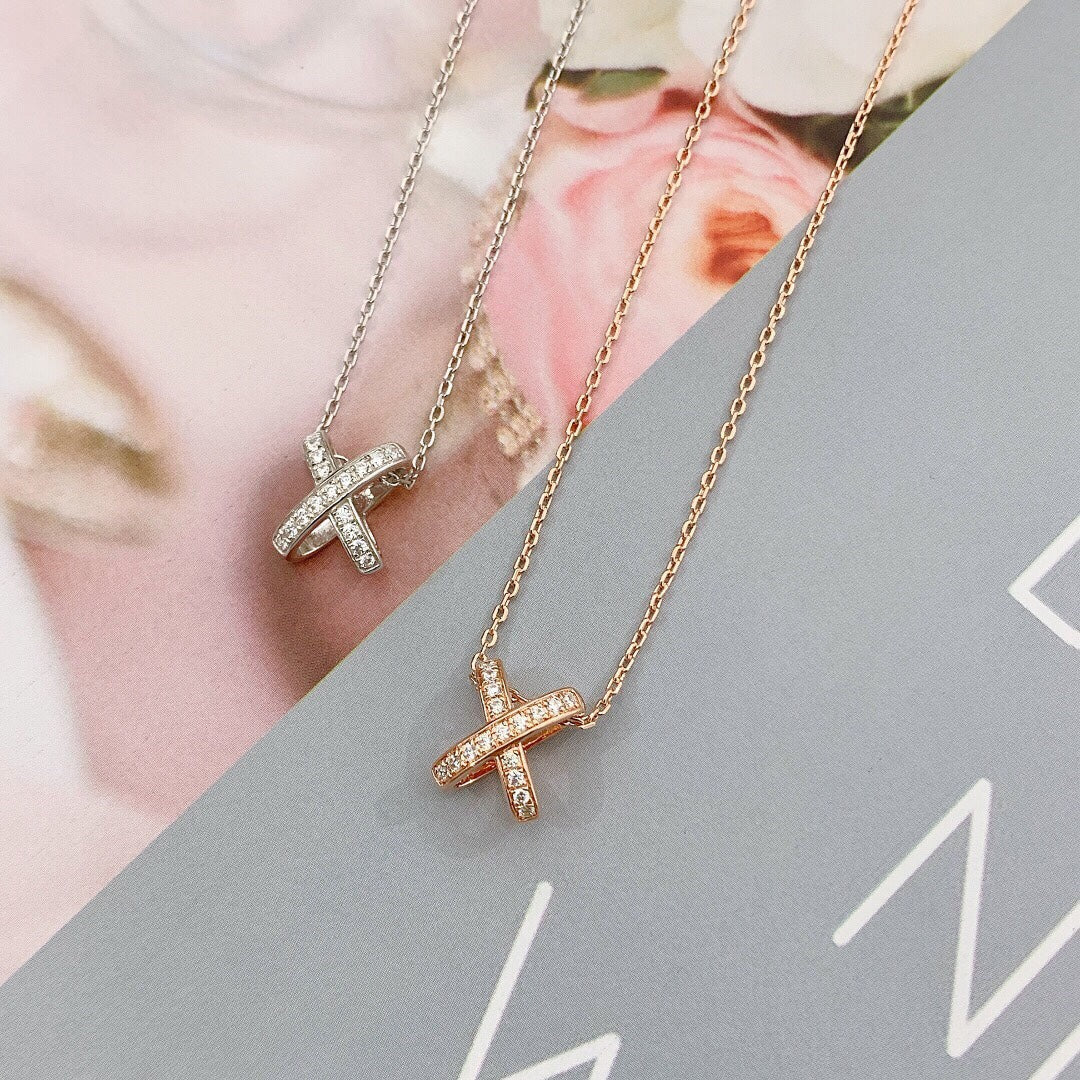 [sparkle Jewelry ]JEUX DE DIAMOND NECKLACE