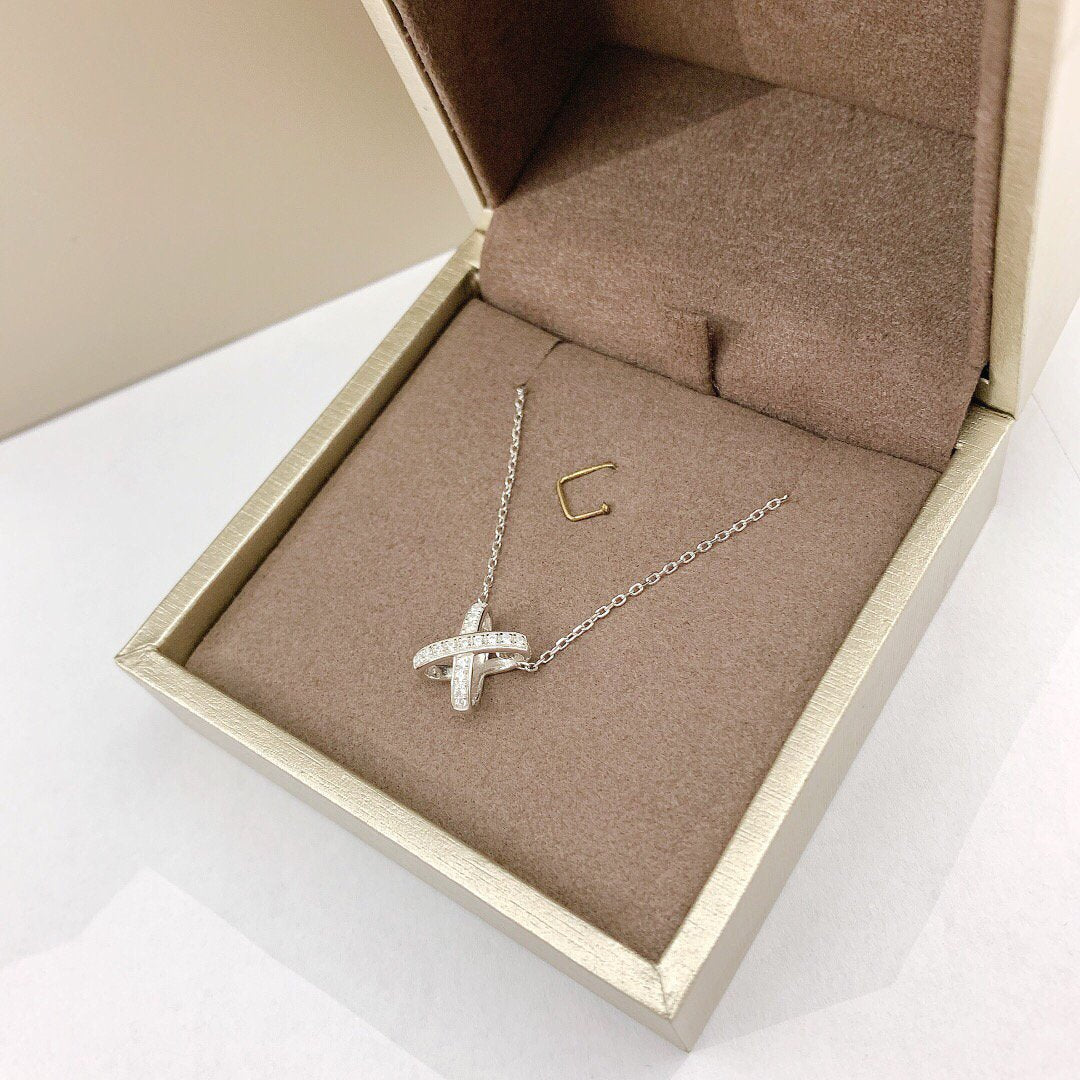 [sparkle Jewelry ]JEUX DE DIAMOND NECKLACE