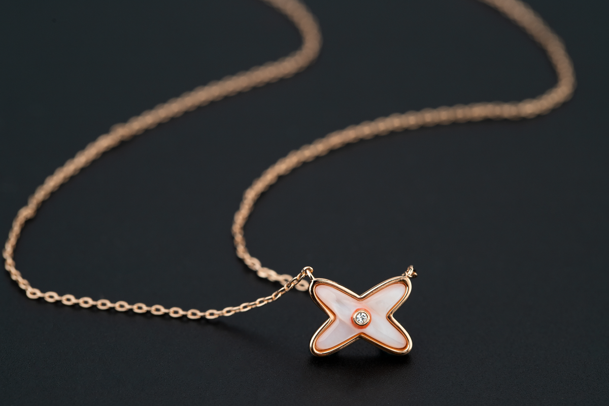 [sparkle Jewelry ]JEUX DE NECKLACE 1 DIAMOND