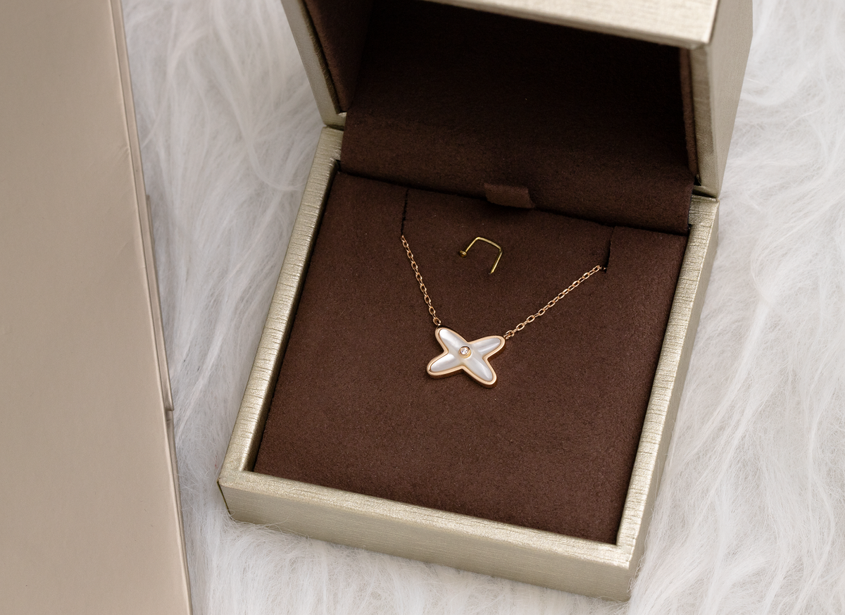[sparkle Jewelry ]JEUX DE NECKLACE 1 DIAMOND