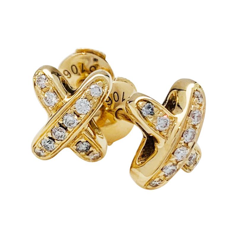 [Sparkle]JEUX VON GOLD DIAMOND OHRRINGEN