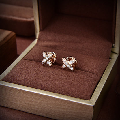[Sparkle]JEUX VON GOLD DIAMOND OHRRINGEN