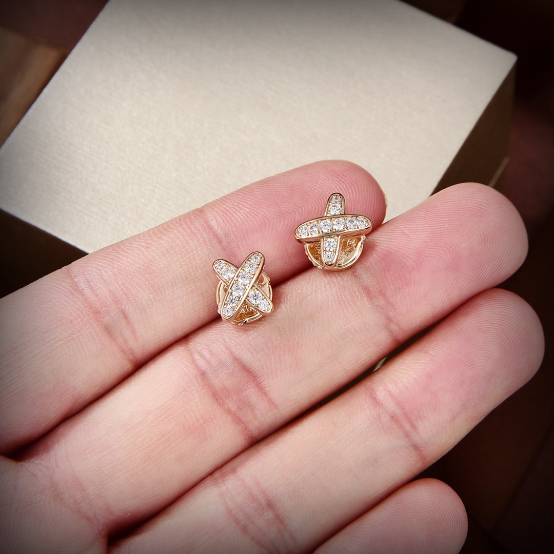 [Sparkle]JEUX VON GOLD DIAMOND OHRRINGEN