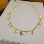 [sparkle Jewelry ]BLOOMING SUPPLE NECKLACE BRASS