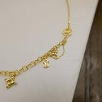[sparkle Jewelry ]BLOOMING SUPPLE NECKLACE BRASS