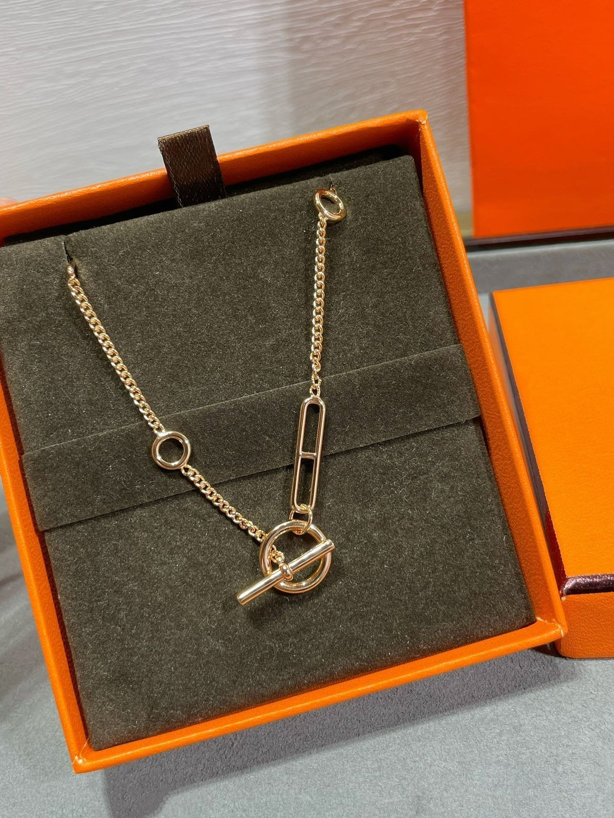 [sparkle Jewelry ]HM STERLING CHAINE D'ANCRE HEART