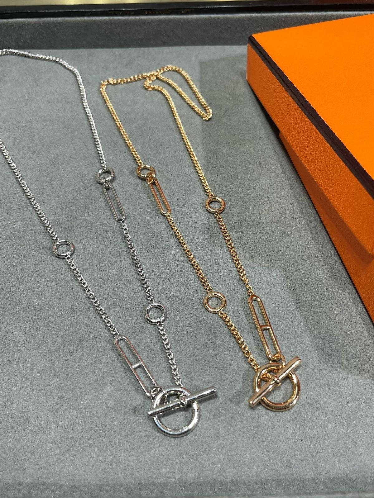 [sparkle Jewelry ]HM STERLING CHAINE D'ANCRE HEART