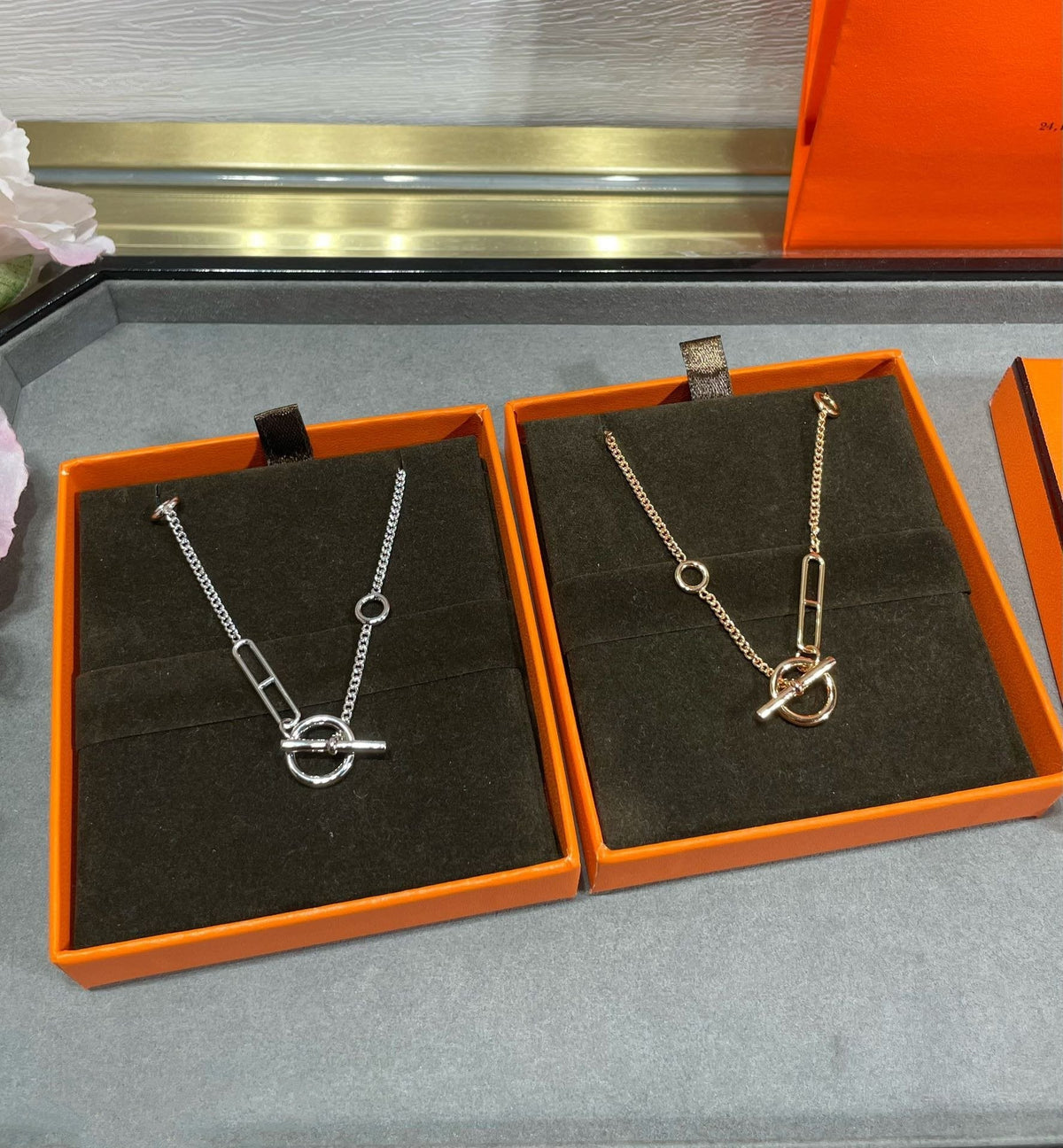 [sparkle Jewelry ]HM STERLING CHAINE D'ANCRE HEART