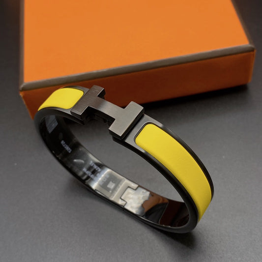 [Sparkle]CLIC HM SO BLACK YELLOW BRACELET