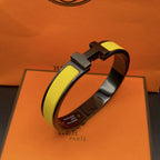 [sparkle Jewelry ]CLIC HM SO BLACK YELLOW BRACELET