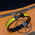 [sparkle Jewelry ]CLIC HM SO BLACK YELLOW BRACELET