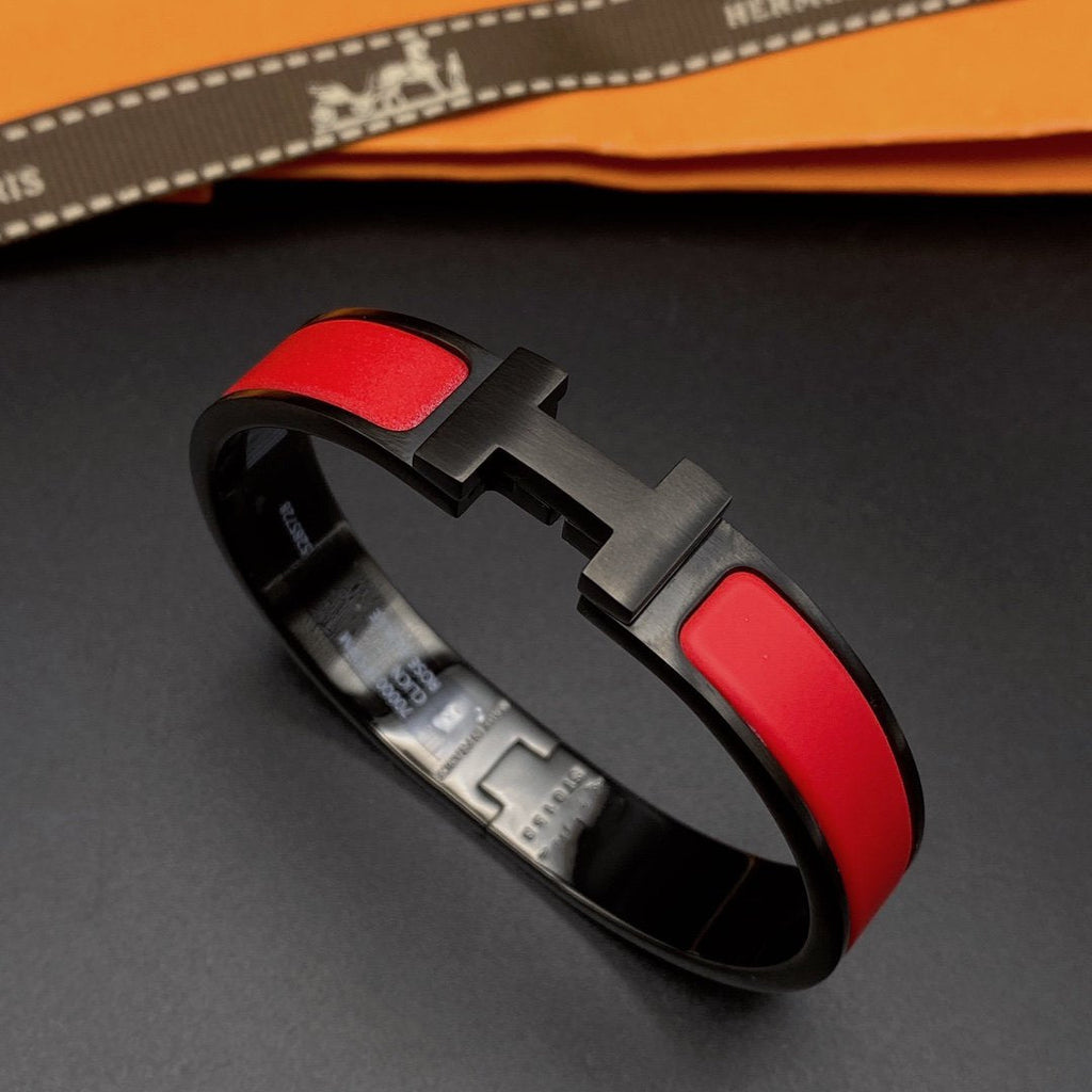 [sparkle Jewelry ]CLIC HM SO BLACK RED BRACELET