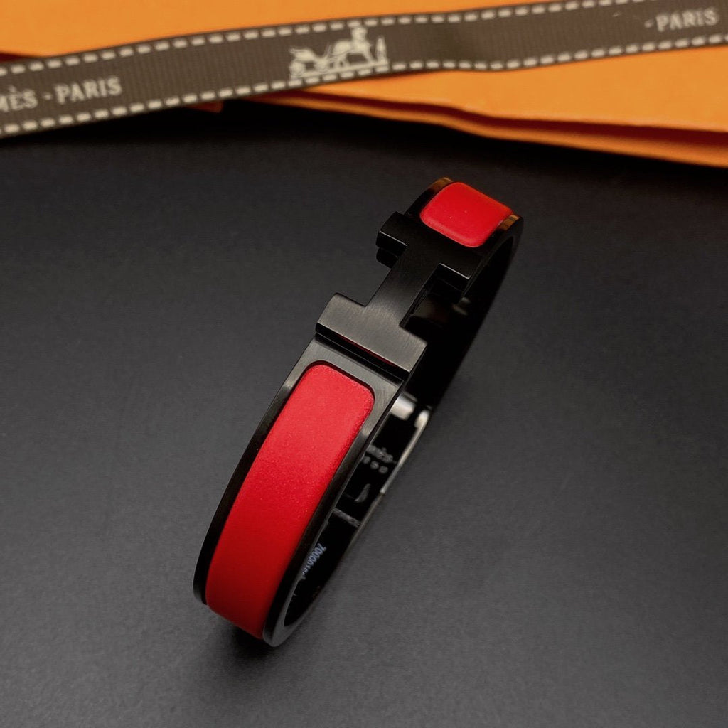[sparkle Jewelry ]CLIC HM SO BLACK RED BRACELET