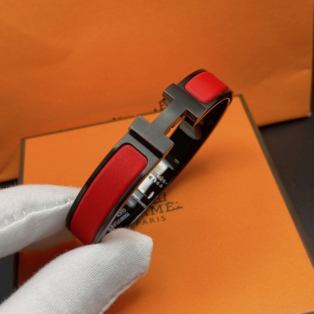 [sparkle Jewelry ]CLIC HM SO BLACK RED BRACELET