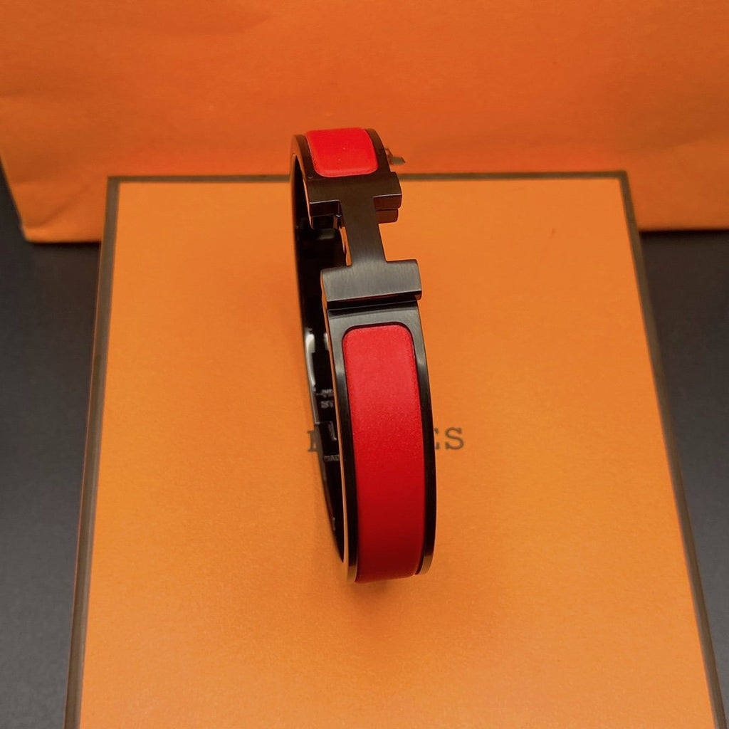 [sparkle Jewelry ]CLIC HM SO BLACK RED BRACELET