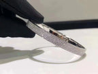 [sparkle Jewelry ]HM KELLY BRACELET IN SILVER AND FULL PAVE DIAMOND