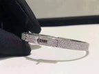 [sparkle Jewelry ]HM KELLY BRACELET IN SILVER AND FULL PAVE DIAMOND