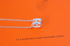 [sparkle Jewelry ]HM NECKLACE H LETTER OVAL SERIES