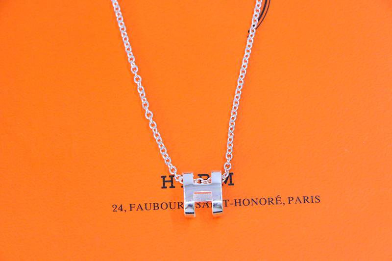 [sparkle Jewelry ]HM NECKLACE H LETTER OVAL SERIES